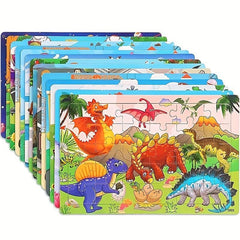 Kids 30-Piece Jigsaw Puzzle Wooden Educational Toy