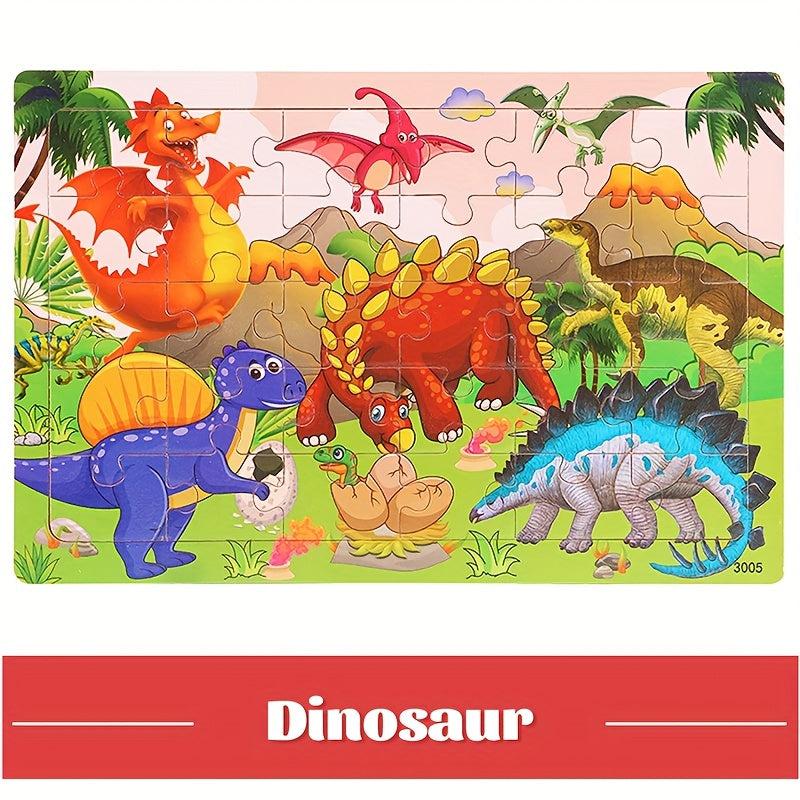 Kids 30-Piece Jigsaw Puzzle Wooden Educational Toy