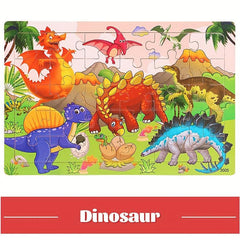 Kids 30-Piece Jigsaw Puzzle Wooden Educational Toy