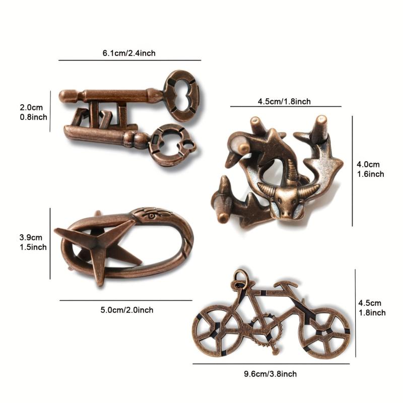 4-Piece Set of Metal Casting Educational Games