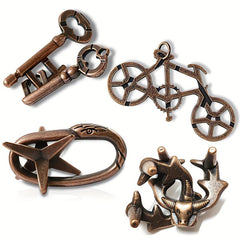 4-Piece Set of Metal Casting Educational Games