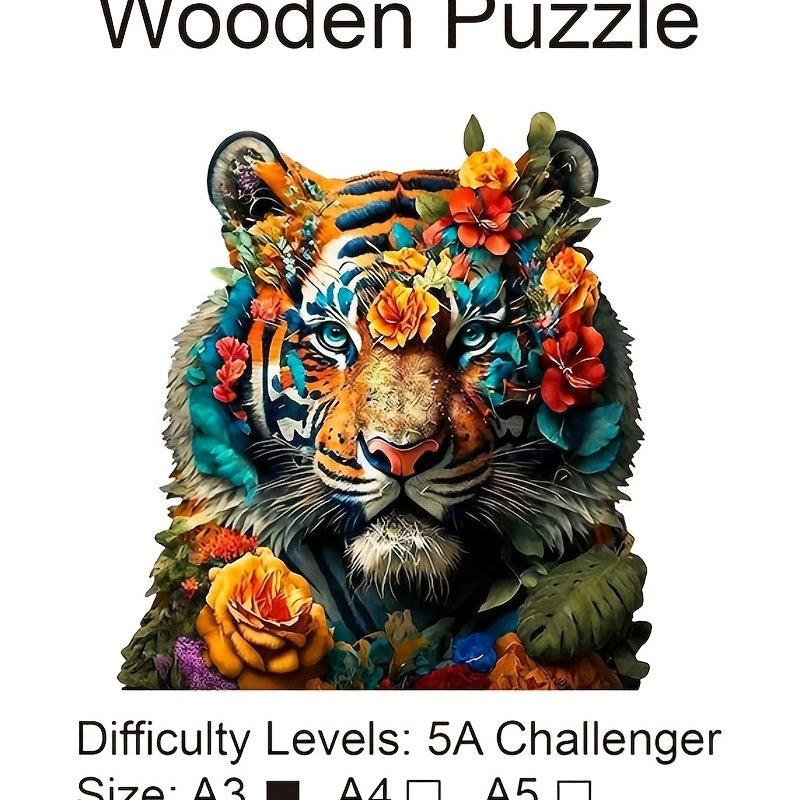 Unique Wooden Animal Puzzles with Gift Packaging