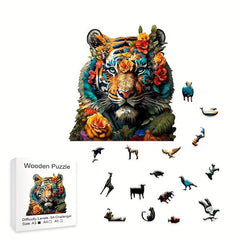 Unique Wooden Animal Puzzles with Gift Packaging