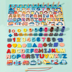 Montessori Wooden Geometric Shape Recognition Puzzle
