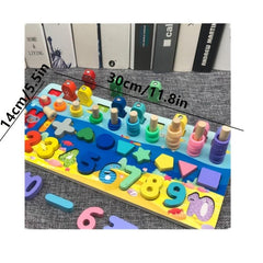Montessori Wooden Geometric Shape Recognition Puzzle
