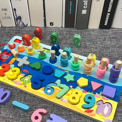 Montessori Wooden Geometric Shape Recognition Puzzle