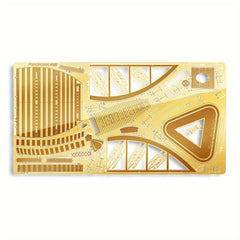 Dubai Sailboat Hotel 3D Metal Jigsaw Puzzle Panel Brass Version