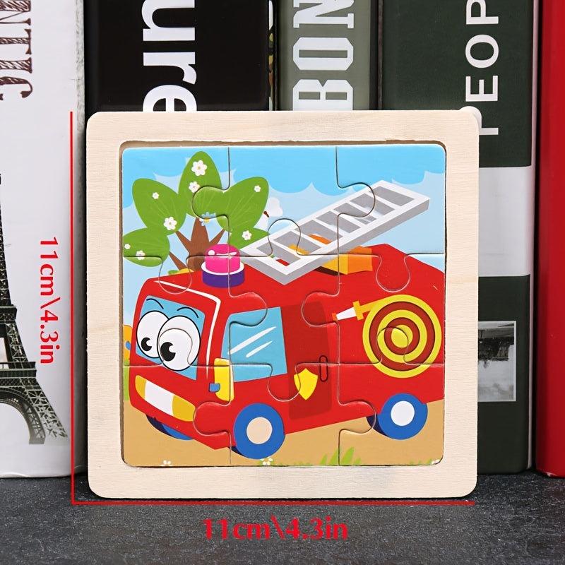 Wooden Animal Jigsaw Puzzle Toy for Kids