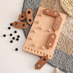 Wooden Number Puzzle Toy for Toddlers