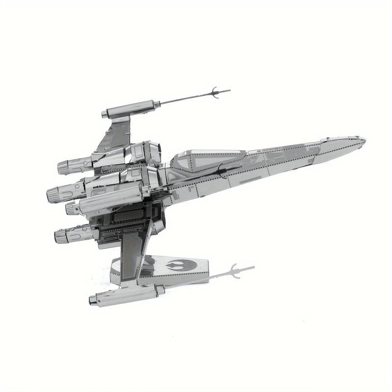 DIY 3D Metal Puzzle Poda Melon X wing Fighter Christmas Gift