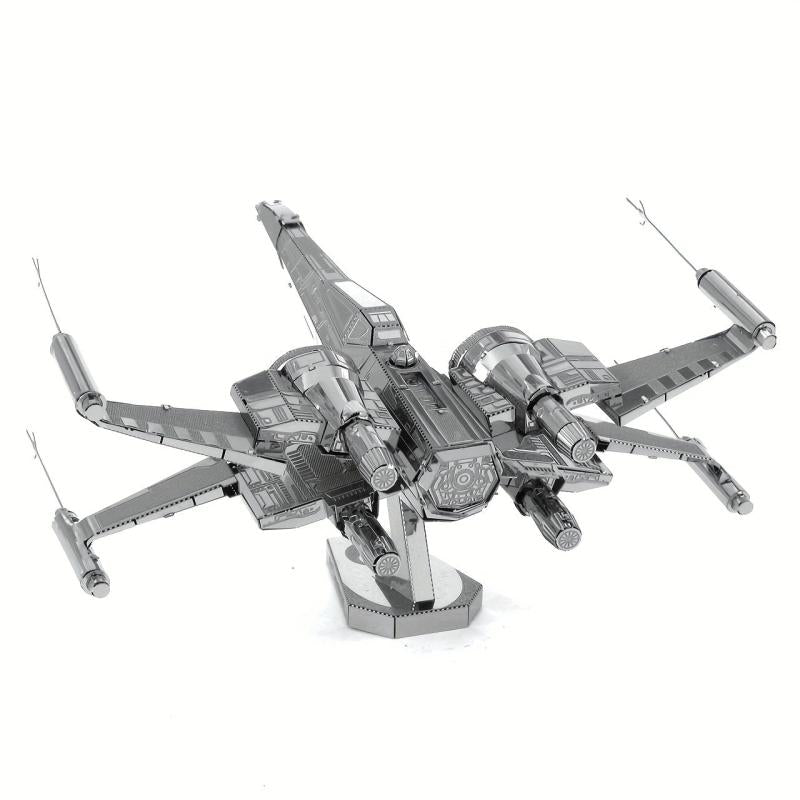 DIY 3D Metal Puzzle Poda Melon X wing Fighter Christmas Gift
