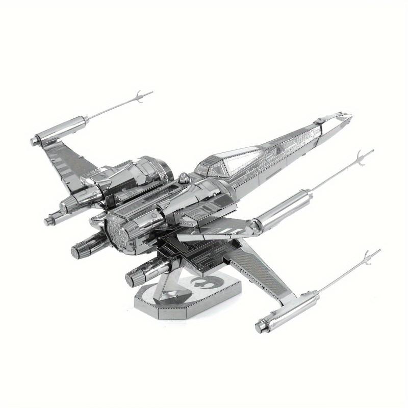 DIY 3D Metal Puzzle Poda Melon X wing Fighter Christmas Gift