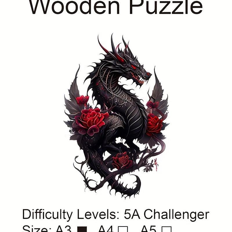 Flying Dragon Wooden Puzzle for Kids