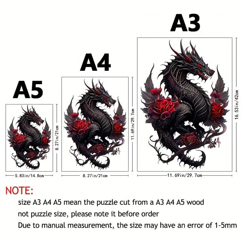 Flying Dragon Wooden Puzzle for Kids