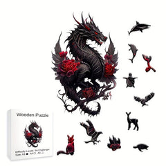 Flying Dragon Wooden Puzzle for Kids