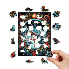 Christmas Puzzle Adult Animal Puzzle Holiday Entertainment