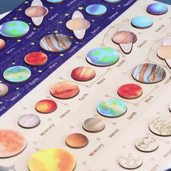Early Education Astronomy Toys Solar System Puzzle Game Boards