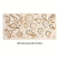 Early Education Astronomy Toys Solar System Puzzle Game Boards