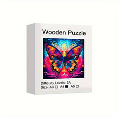Butterfly Wooden Puzzle Game Fun Gift for Family & Friends