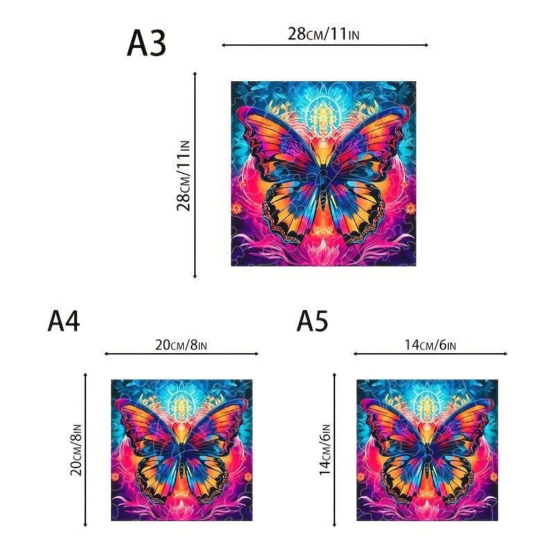 Butterfly Wooden Puzzle Game Fun Gift for Family & Friends