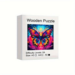 Butterfly Wooden Puzzle Game Fun Gift for Family & Friends