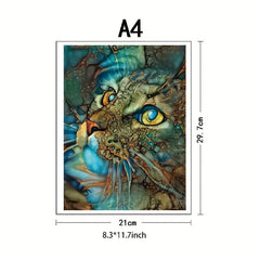 Melancholy Cat Wooden Puzzle Toys For Adults and Children