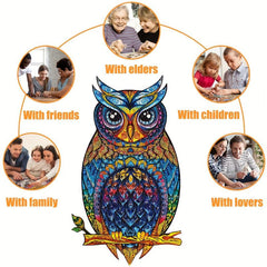 Owl Wooden Puzzle in Box