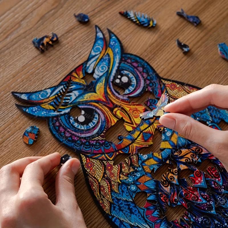 Owl Wooden Puzzle in Box
