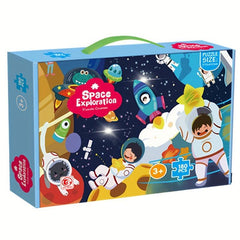 180 Pieces Jumbo Floor Puzzle for Kids - Space Animal Dinosaur Educational Toys