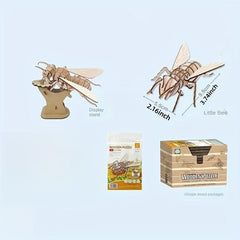 Mini Insect 3D Wooden Puzzle Toy