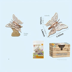 Mini Insect 3D Wooden Puzzle Toy