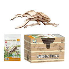 Mini Insect 3D Wooden Puzzle Toy
