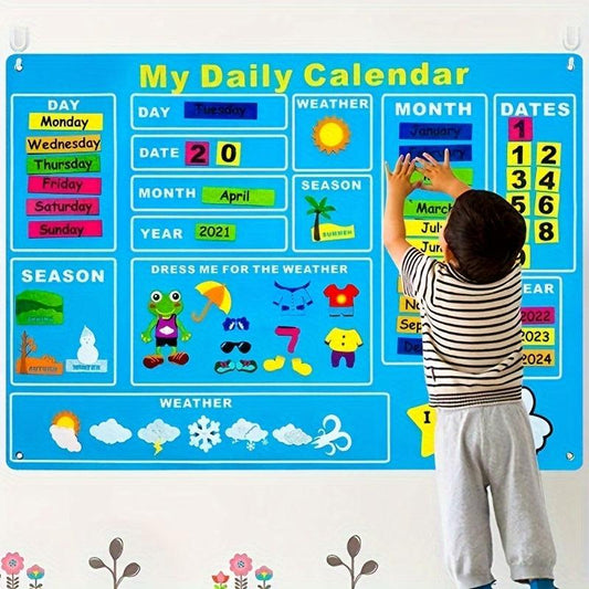 Felt Learning Board Early Learning Puzzle Busy Board