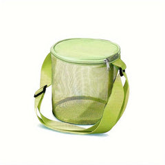 Mesh Shell Storage Bag Beach Sand Digging Bucket Toy Collection Bag