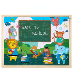 60-Piece Children's Puzzle - Construction Team, Animal Park, Toys