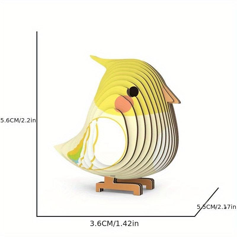 3D Paper Animal Puzzle for Kids - DIY Model Decoration