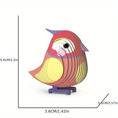 3D Paper Animal Puzzle for Kids - DIY Model Decoration