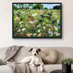 101 Pooping Puppies Jigsaw Puzzle Fun Stress Relief Game For Adults And Children