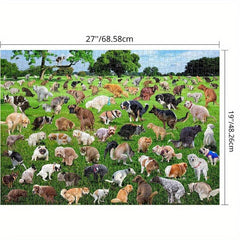 101 Pooping Puppies Jigsaw Puzzle Fun Stress Relief Game For Adults And Children
