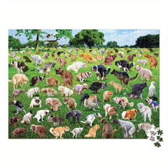 101 Pooping Puppies Jigsaw Puzzle Fun Stress Relief Game For Adults And Children