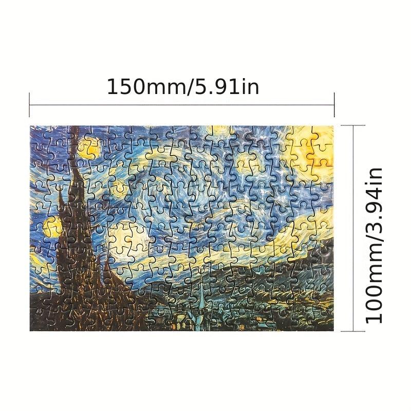 Mini Test Tube Puzzle Landscape Pattern 150 Pieces Creative Birthday Gift