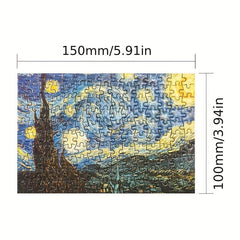 Mini Test Tube Puzzle Landscape Pattern 150 Pieces Creative Birthday Gift