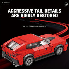 416pcs Car Building Blocks Educational Toys Racing Model Ornaments