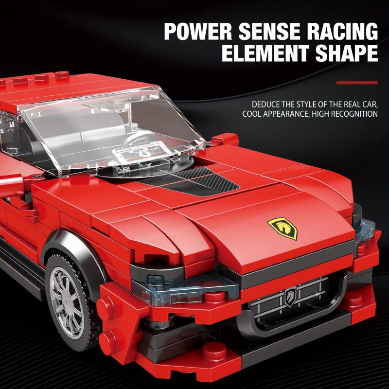 416pcs Car Building Blocks Educational Toys Racing Model Ornaments