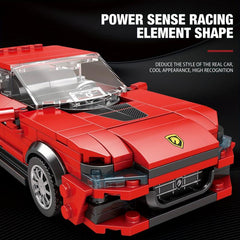 416pcs Car Building Blocks Educational Toys Racing Model Ornaments