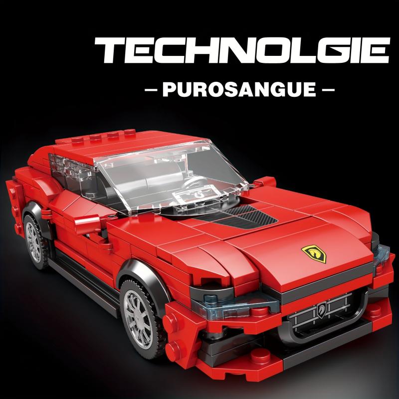 416pcs Car Building Blocks Educational Toys Racing Model Ornaments