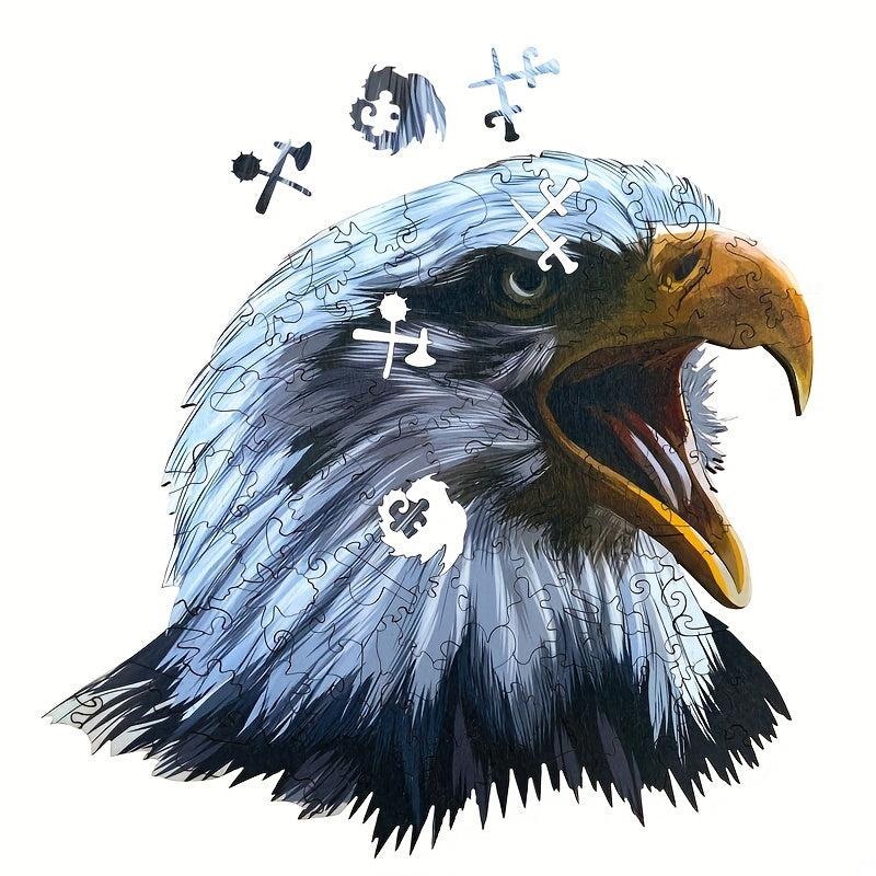 Eagle Shaped Puzzle A3 Size Animal Independence Style High Difficulty Gift