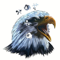 Eagle Shaped Puzzle A3 Size Animal Independence Style High Difficulty Gift
