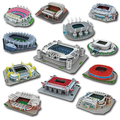 3D Puzzle Football Field Model Building Stadium Assembly Toys