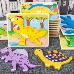 Dinosaur 3D Jigsaw Puzzle Educational Toy for Kids